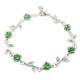 Bracelet fantaisie orné de fleurs