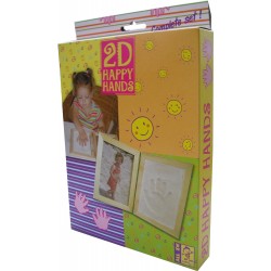 Kits empreintes bébé HappyHands 2D