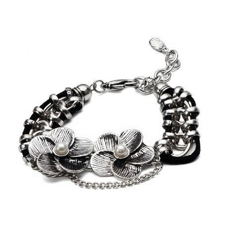 Bracelet fantaisie noir Miss'Fox