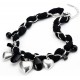 Collier fantaisie breloques noir