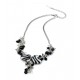 Collier perles noires