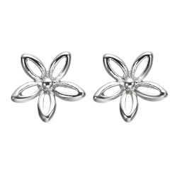 Boucles d'oreilles fantaisie fleur