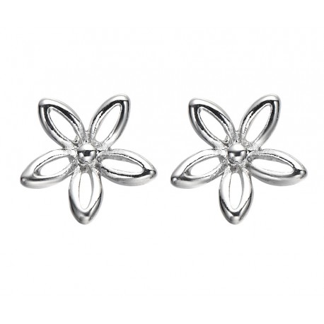 Boucles d'oreilles fantaisie fleur