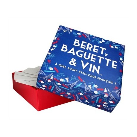 Béret, baguette et vin