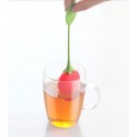 Infuseur à thé fraise en silicone
