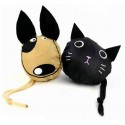 Sac de course pliable chien chat